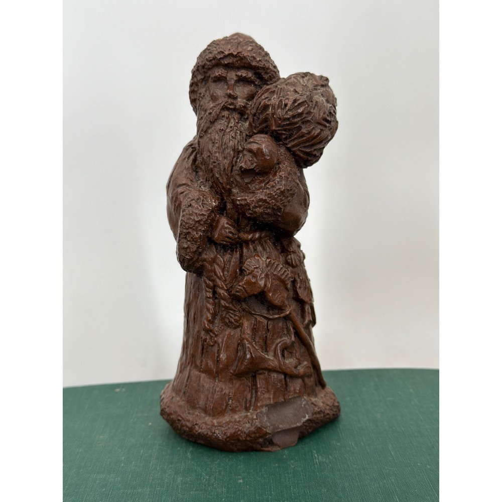 Vintage Red Mill‎ Father Christmas Santa Claus Figurine Hobby Horse 6.5 Inch